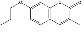  3,4-dimethyl-7-propoxychromen-2-one