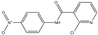 2-chloro-N-(4-nitrophenyl)pyridine-3-carboxamide Structure