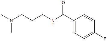 N-[3-(dimethylamino)propyl]-4-fluorobenzamide Structure