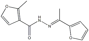 N-[(E)-1-(furan-2-yl)ethylideneamino]-2-methylfuran-3-carboxamide 结构式