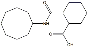 2-(cyclooctylcarbamoyl)cyclohexane-1-carboxylic acid Structure