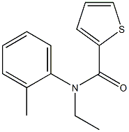 N-ethyl-N-(2-methylphenyl)thiophene-2-carboxamide Structure
