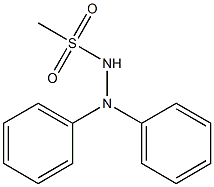 N',N'-diphenylmethanesulfonohydrazide 化学構造式