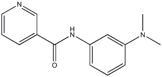N-[3-(dimethylamino)phenyl]pyridine-3-carboxamide Struktur