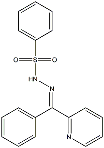 N-[(E)-[phenyl(pyridin-2-yl)methylidene]amino]benzenesulfonamide,,结构式