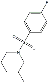 4-fluoro-N,N-dipropylbenzenesulfonamide Structure