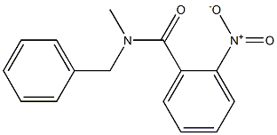 N-benzyl-N-methyl-2-nitrobenzamide Structure