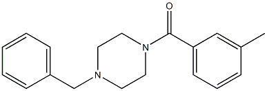 (4-benzylpiperazin-1-yl)-(3-methylphenyl)methanone