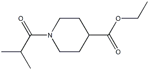 ethyl 1-(2-methylpropanoyl)piperidine-4-carboxylate Structure