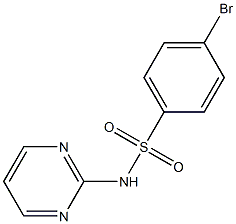 4-bromo-N-pyrimidin-2-ylbenzenesulfonamide Structure