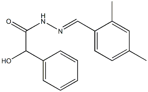 N-[(E)-(2,4-dimethylphenyl)methylideneamino]-2-hydroxy-2-phenylacetamide|