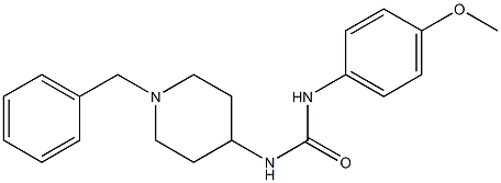 1-(1-benzylpiperidin-4-yl)-3-(4-methoxyphenyl)urea Structure