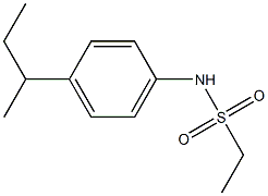 N-(4-butan-2-ylphenyl)ethanesulfonamide Structure
