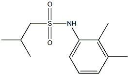 N-(2,3-dimethylphenyl)-2-methylpropane-1-sulfonamide Structure