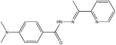 4-(dimethylamino)-N-[(E)-1-pyridin-2-ylethylideneamino]benzamide Structure