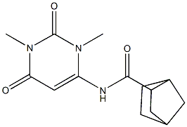N-(1,3-dimethyl-2,6-dioxopyrimidin-4-yl)bicyclo[2.2.1]heptane-3-carboxamide Structure