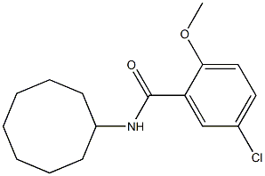  5-chloro-N-cyclooctyl-2-methoxybenzamide