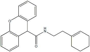 N-[2-(cyclohexen-1-yl)ethyl]-9H-xanthene-9-carboxamide