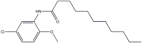 N-(5-chloro-2-methoxyphenyl)undecanamide Structure