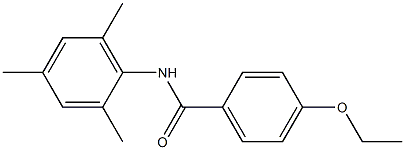 4-ethoxy-N-(2,4,6-trimethylphenyl)benzamide 化学構造式