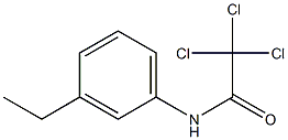 2,2,2-trichloro-N-(3-ethylphenyl)acetamide Structure