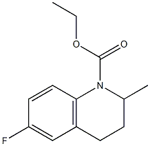 ethyl 6-fluoro-2-methyl-3,4-dihydro-2H-quinoline-1-carboxylate Structure