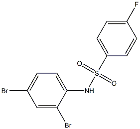 N-(2,4-dibromophenyl)-4-fluorobenzenesulfonamide|