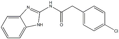 N-(1H-benzimidazol-2-yl)-2-(4-chlorophenyl)acetamide