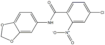 N-(1,3-benzodioxol-5-yl)-4-chloro-2-nitrobenzamide|