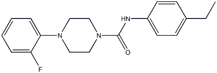 N-(4-ethylphenyl)-4-(2-fluorophenyl)piperazine-1-carboxamide