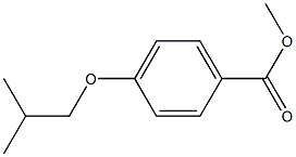 methyl 4-(2-methylpropoxy)benzoate 化学構造式