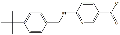 N-[(4-tert-butylphenyl)methyl]-5-nitropyridin-2-amine Struktur