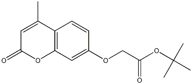 tert-butyl 2-(4-methyl-2-oxochromen-7-yl)oxyacetate Structure