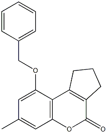 7-methyl-9-phenylmethoxy-2,3-dihydro-1H-cyclopenta[c]chromen-4-one Structure