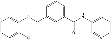 3-[(2-chlorophenoxy)methyl]-N-pyridin-3-ylbenzamide