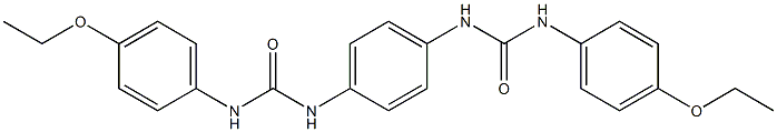 1-(4-ethoxyphenyl)-3-[4-[(4-ethoxyphenyl)carbamoylamino]phenyl]urea Structure