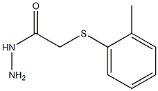 2-(2-methylphenyl)sulfanylacetohydrazide