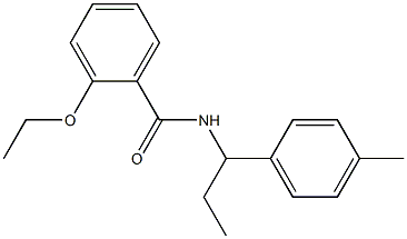 2-ethoxy-N-[1-(4-methylphenyl)propyl]benzamide Structure