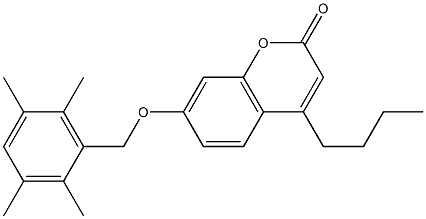  4-butyl-7-[(2,3,5,6-tetramethylphenyl)methoxy]chromen-2-one