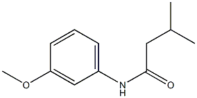 N-(3-methoxyphenyl)-3-methylbutanamide Structure