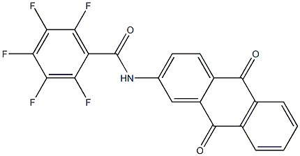 N-(9,10-dioxoanthracen-2-yl)-2,3,4,5,6-pentafluorobenzamide