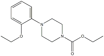 ethyl 4-(2-ethoxyphenyl)piperazine-1-carboxylate Structure