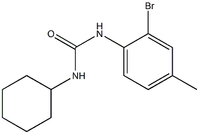 1-(2-bromo-4-methylphenyl)-3-cyclohexylurea Structure