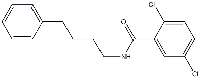 2,5-dichloro-N-(4-phenylbutyl)benzamide Struktur