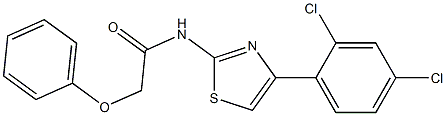 N-[4-(2,4-dichlorophenyl)-1,3-thiazol-2-yl]-2-phenoxyacetamide