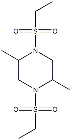 1,4-bis(ethylsulfonyl)-2,5-dimethylpiperazine Struktur