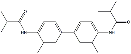 2-methyl-N-[2-methyl-4-[3-methyl-4-(2-methylpropanoylamino)phenyl]phenyl]propanamide Structure