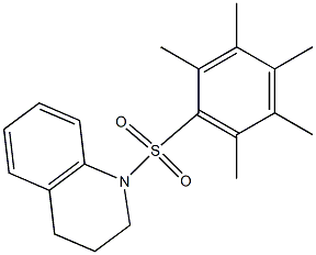 1-(2,3,4,5,6-pentamethylphenyl)sulfonyl-3,4-dihydro-2H-quinoline Structure