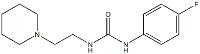 1-(4-fluorophenyl)-3-(2-piperidin-1-ylethyl)urea Structure