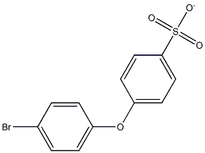 4-(4-bromophenoxy)benzenesulfonate Struktur
